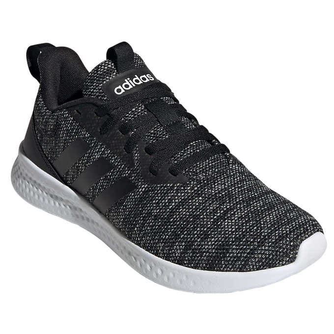 Authentic adidas® Black Sneakers with Cloudfoam Midsole - Comfort Meets Style