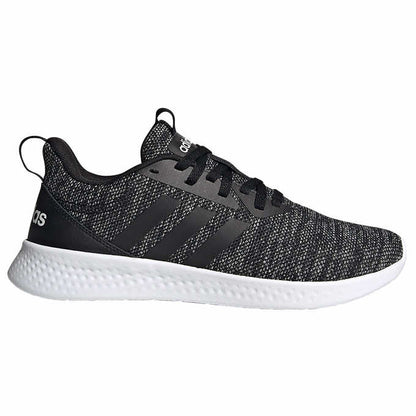 Authentic adidas® Black Sneakers with Cloudfoam Midsole - Comfort Meets Style